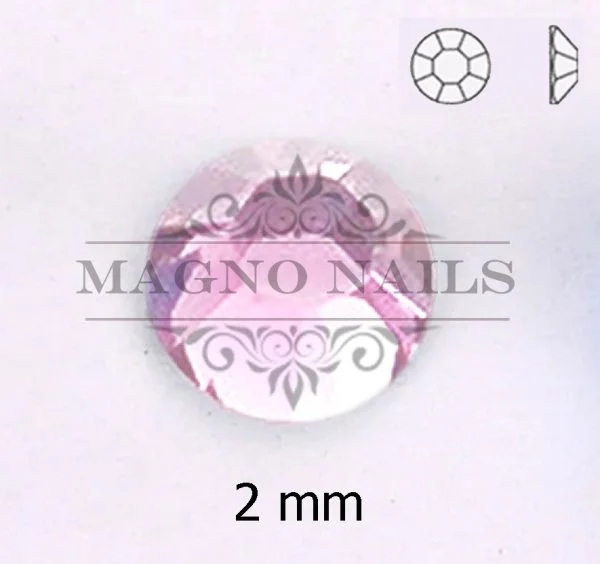 Glas Strasssteine rund - Light rose Nail Art Nails Nagel Nögel Nailart
